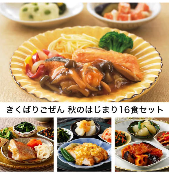 ニチレイフーズダイレクト きくばりごぜんのメニュー例