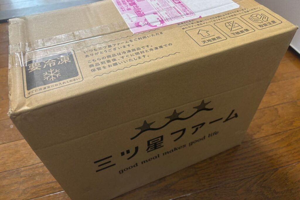 三ツ星ファーム14食分の箱