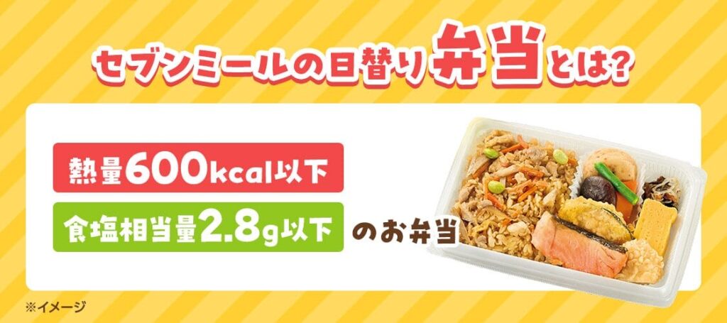 セブンミールの日替り弁当-イメージ