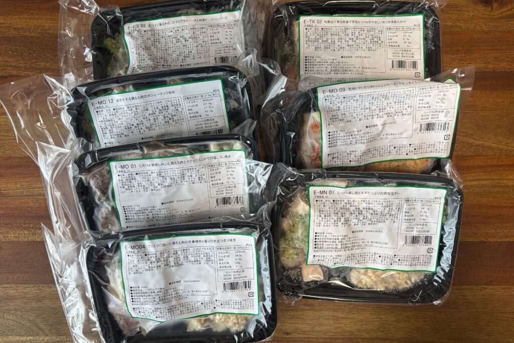 筋肉食堂DELI　パッケージ7つ分