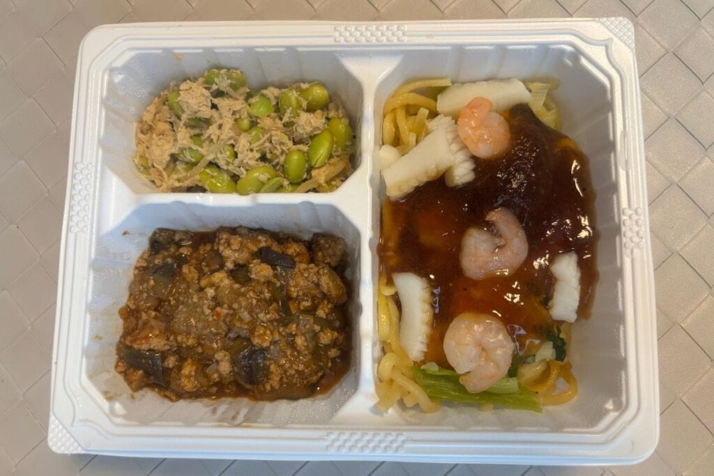 海鮮あんかけ焼きそばセット