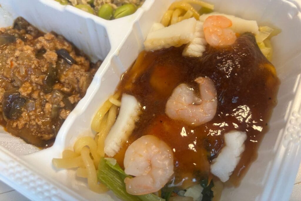 海鮮あんかけ焼きそばセットメイン