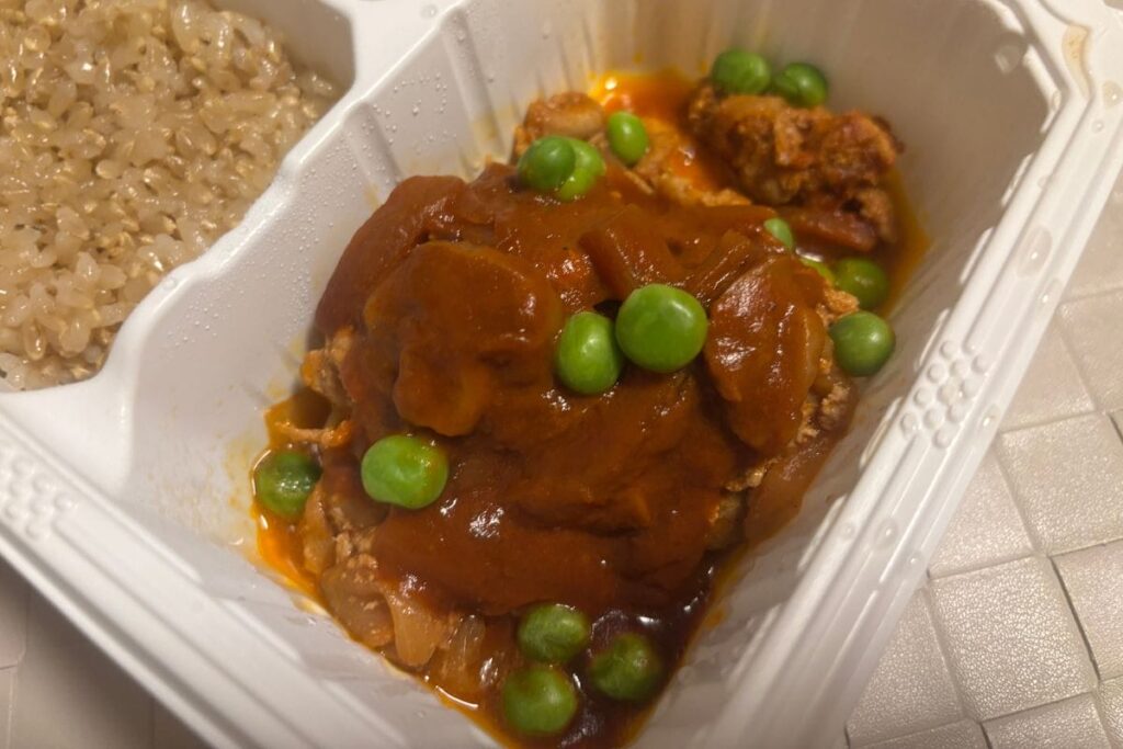 豚もも肉のデミトマトソースセットメイン