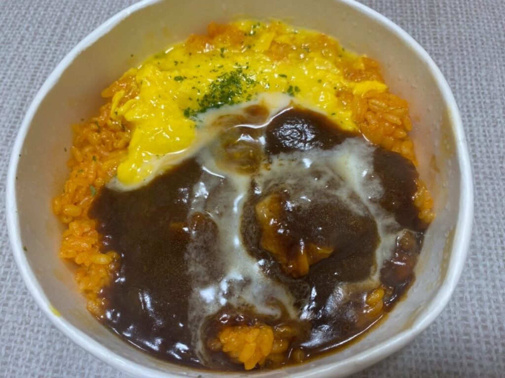 いまどきごはん　とろ～りオムライス写真