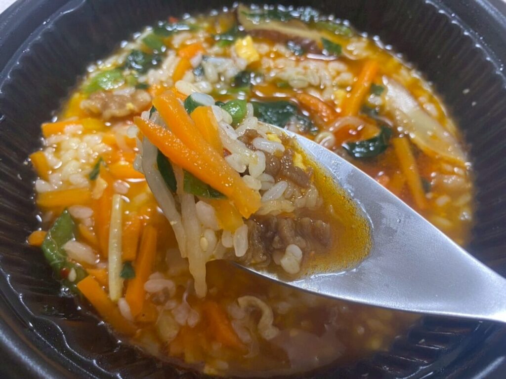 いまどきごはん　5種野菜のカルビクッパ写真