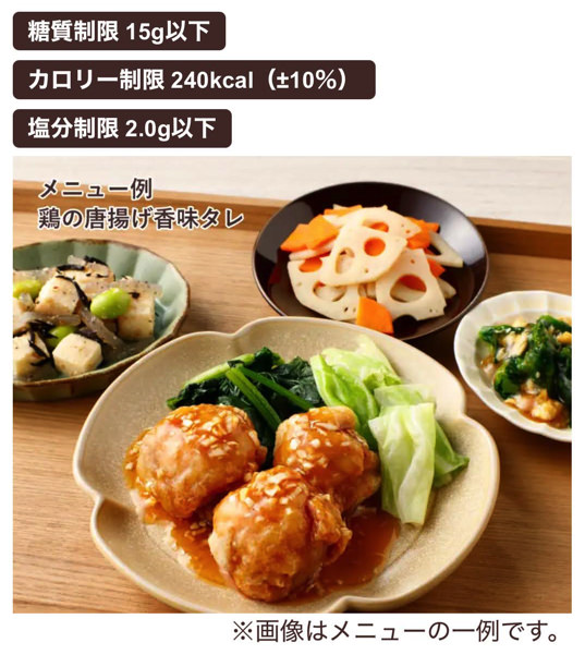 栄養設計されたお弁当の例