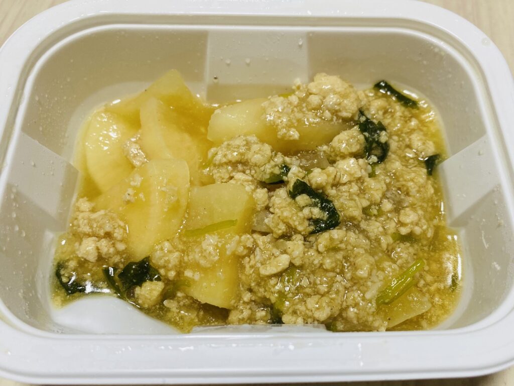 つくりおき.jp鶏そぼろ大根山椒添え写真