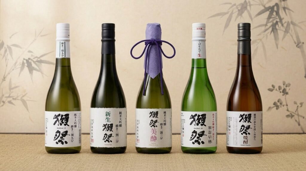 獺祭5つのシリーズ